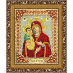 Набор для вышивания бисером “Пресвятая Богородица Троеручица” “Паутинка”