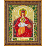 Набор для вышивания бисером “Пресвятая Богородица Державная” “Паутинка”