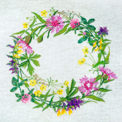 Набор для вышивания “Полевые цветы” “Марья Искусница”