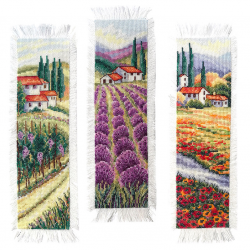 Набор для вышивания Закладки “Пейзажи Прованса” “Марья Искусница”