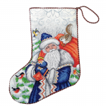 Набор для вышивания Сапожок “Дед Мороз” “Марья Искусница”