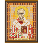 Ткань с рисунком для вышивания бисером “Свт. Геннадий Цареградский” “Нова Слобода”