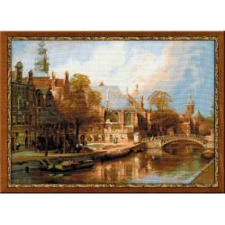 Набор для вышивания "Амстердам. Старая церковь и Церковь Св. Николая Чудотворца" "Риолис"