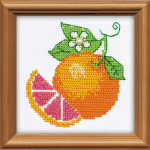 Набор для вышивания бисером "Апельсин" "Риолис"