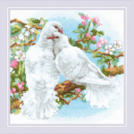 Набор для вышивания "Белые голуби" "Риолис"